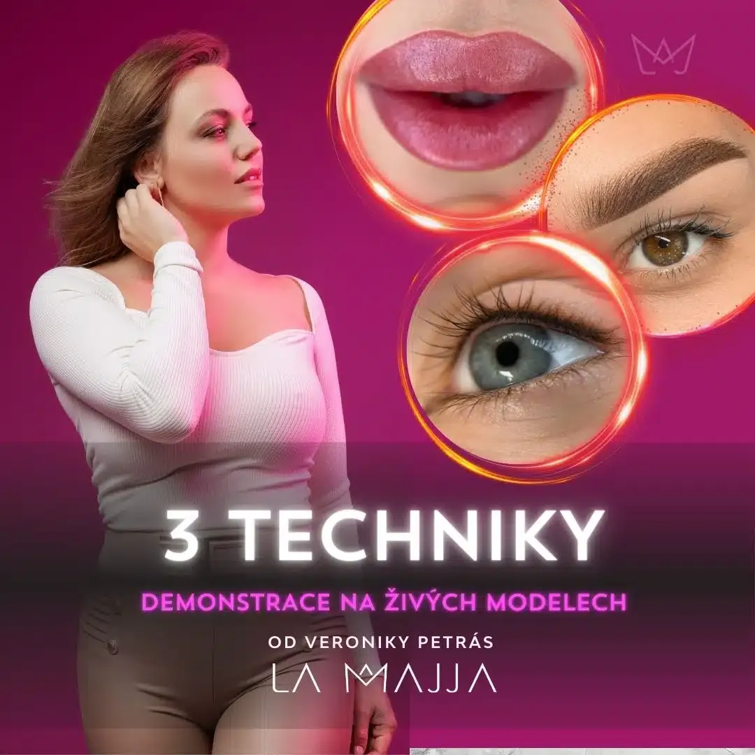3 PMU techniky na živé modelce